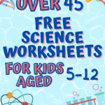 Over 45 free science worksheets for elementary students