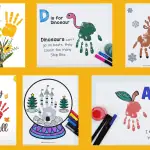 free kids handprint art printables