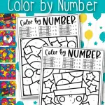 new years eve color by number free printable