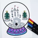 snowglobe handprint