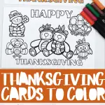 thanksgiving cards to color