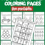 12 Days of Christmas coloring pages