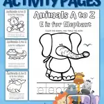 free Alphabet Animals Coloring Pages