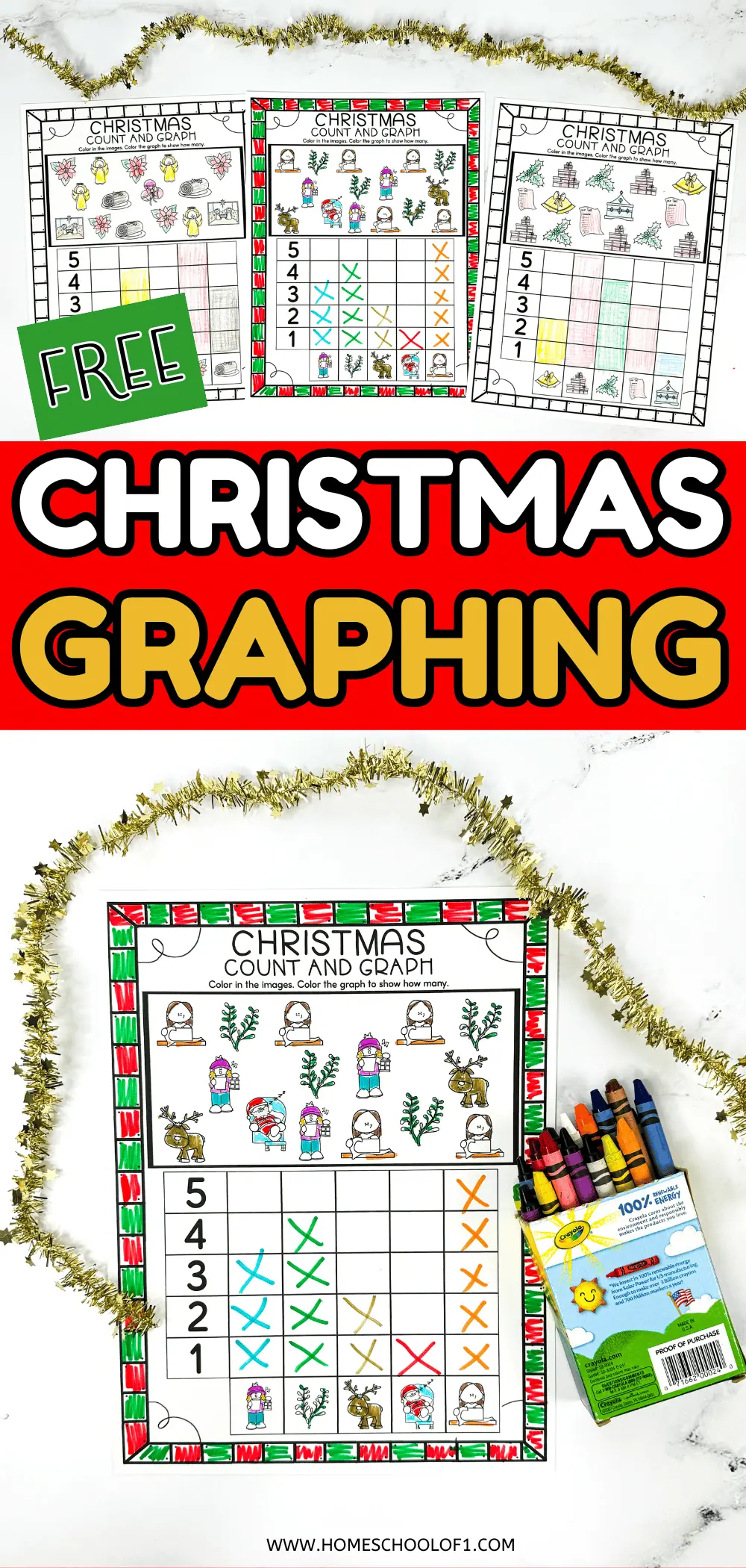 FREE CHRISTMAS GRAPH WORKSHEET