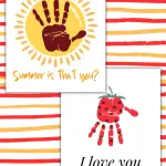 FREE SUMMER HANDPRINT TEMPLATES