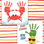 SUMMER HANDPRINT TEMPLATES