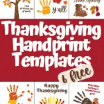 Thanksgiving Handprint Templates