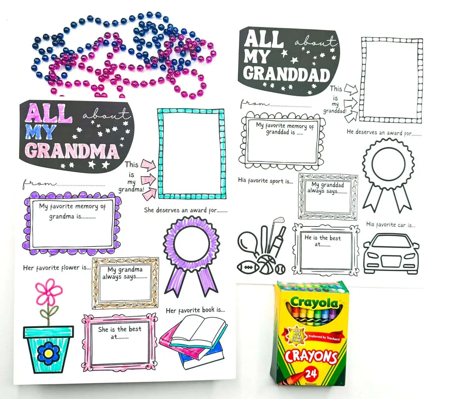 all about my grandparents printable