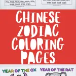 chinese zodiac coloring pages