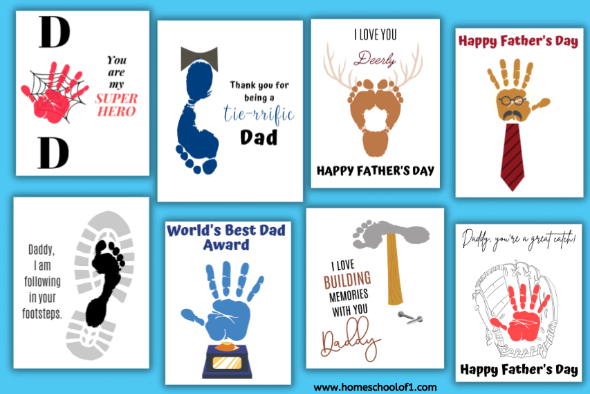 Father s Day Handprint Art 10 Free Templates 