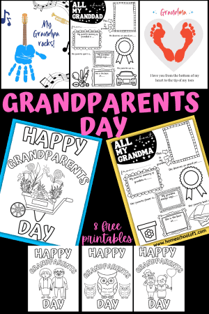 8 Free Grandparents Day Printables - Homeschool of 1