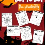 halloween dot to dot printables