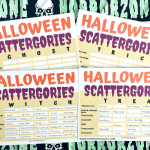 halloween scattergories printable