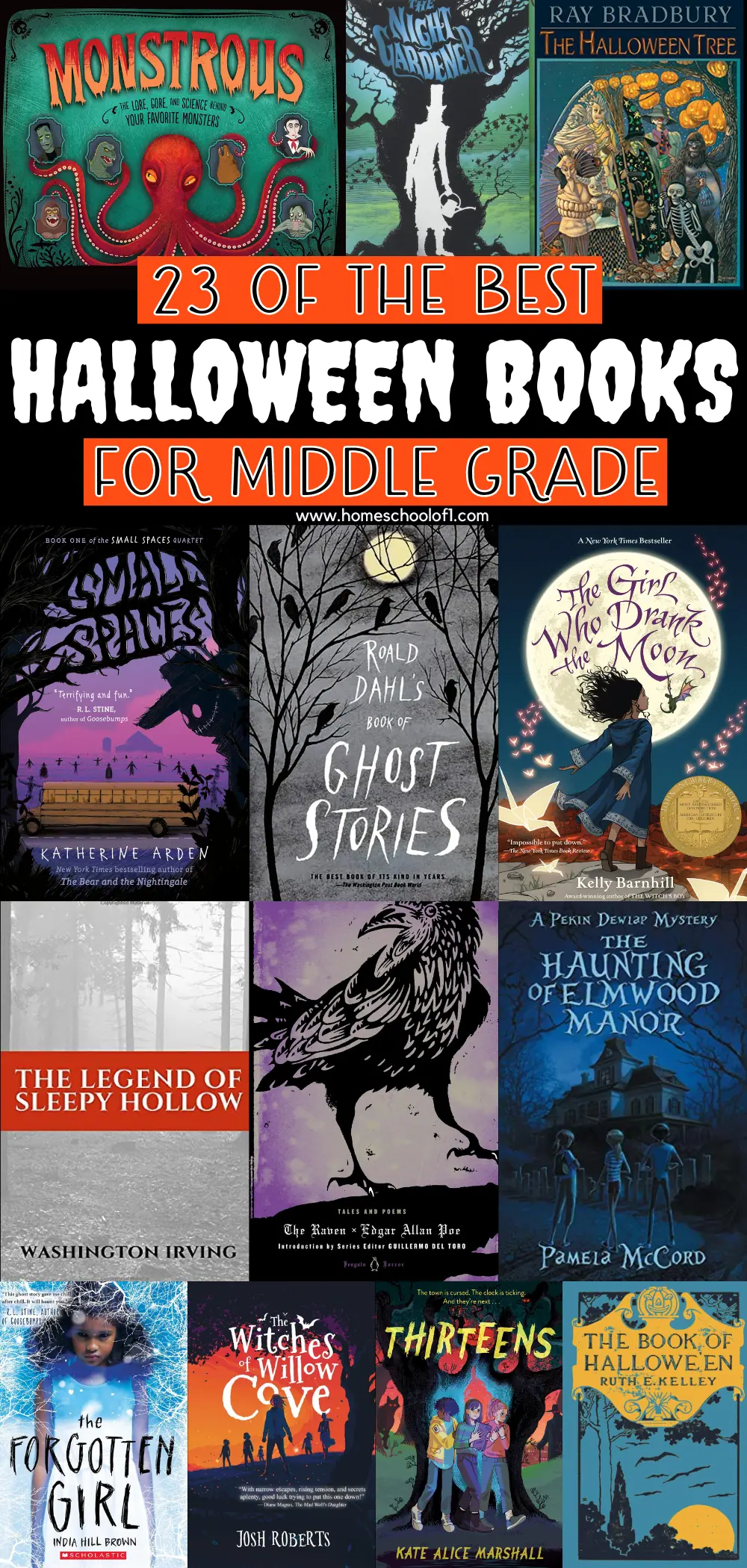 middle grade halloween books