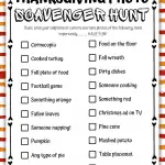 photo scavenger hunt for thanksgiving