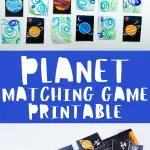 planet matching game printable