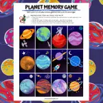 planet memory game