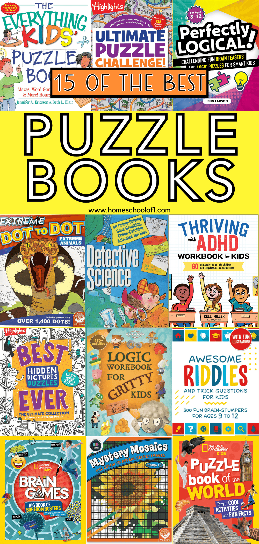 puzzle books for 10 year olds