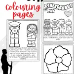 remembrance day colouring pages