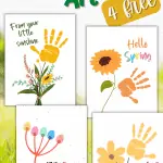 spring handprint art