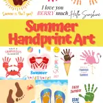 summer handprint craft