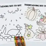 thanksgiving dot to dot printables