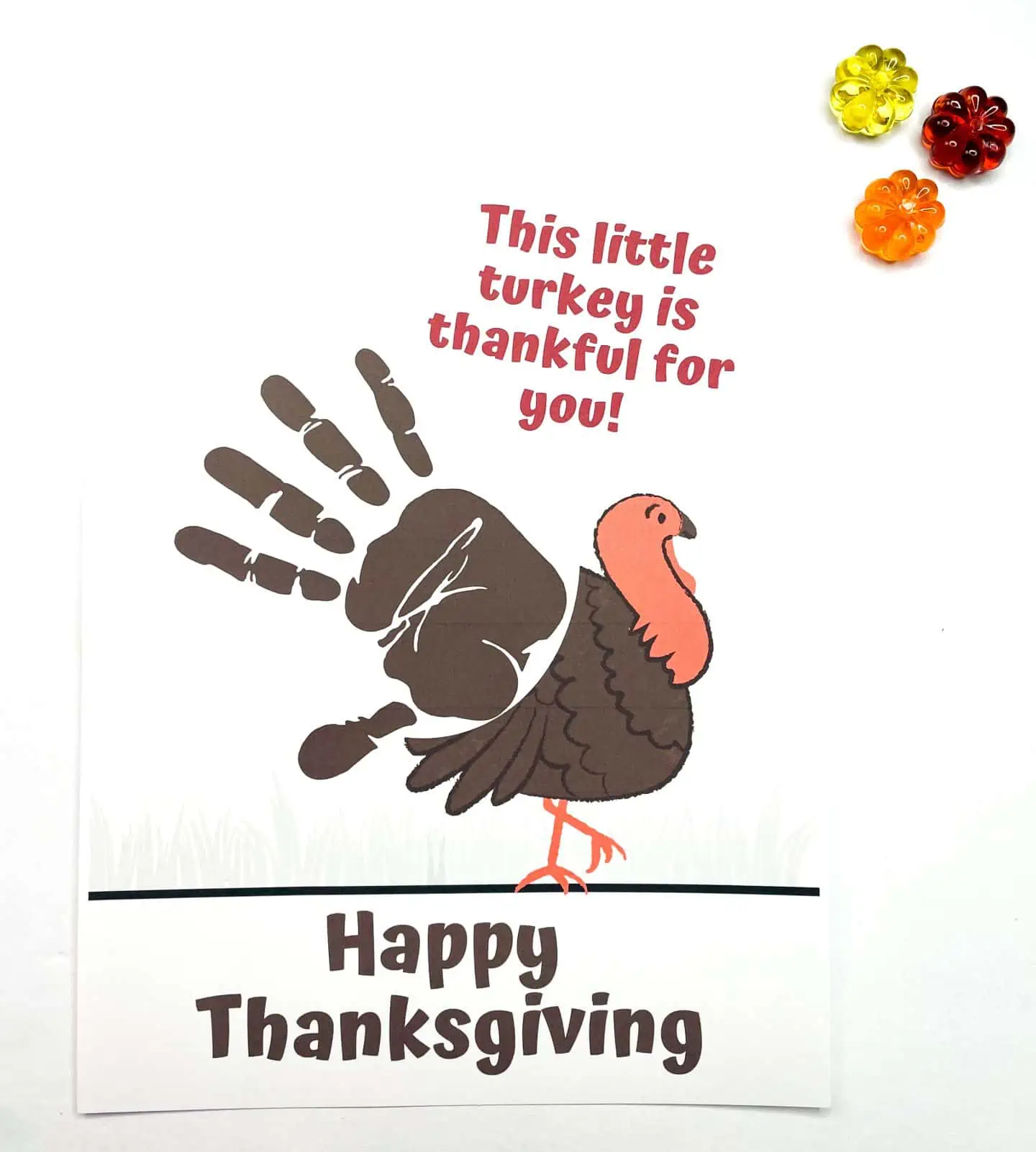 thanksgiving handprint turkey