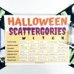 witch scattergories