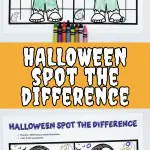 halloween spot the difference printables