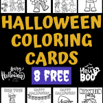 free printable halloween cards to color