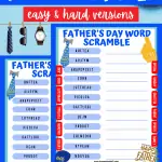 FATHER'S DAY WORD SCRAMBLE