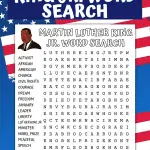 Martin Luther King Jr word search