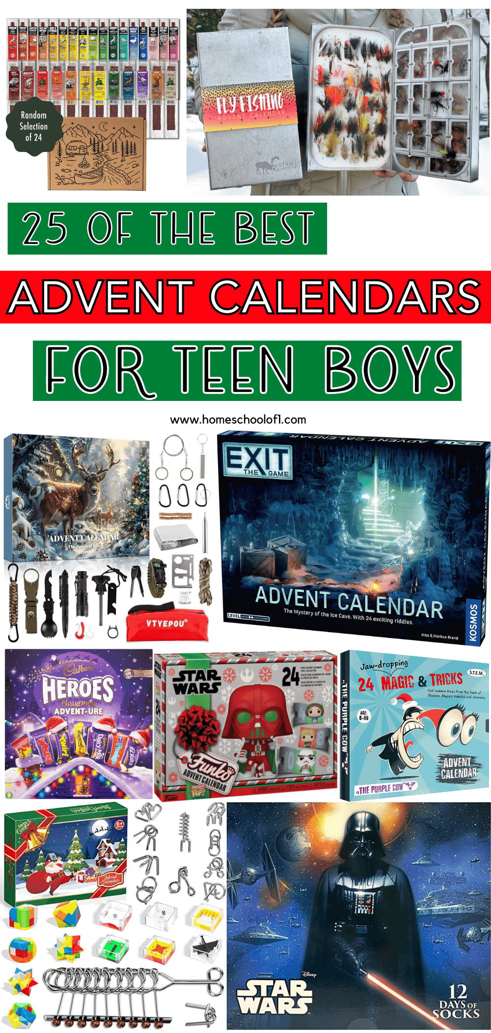 25 Best Advent Calendars for Teen Boys (New 2024)