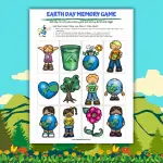 earth day matching game