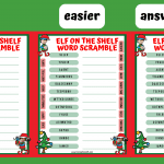 elf on the shelf words