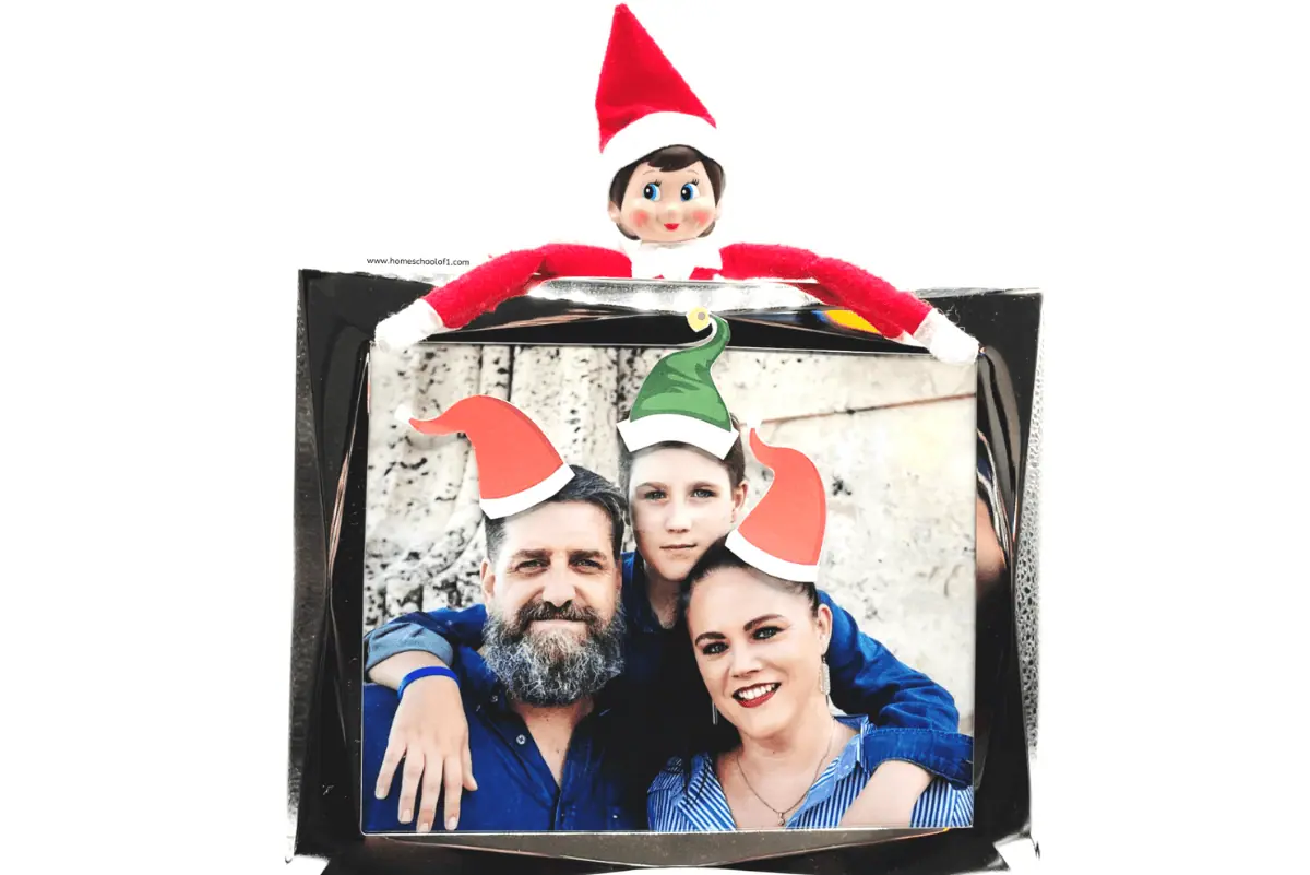 free printable elf on the shelf hat