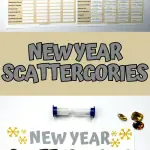 new year scattergories