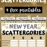 new year's scattergories