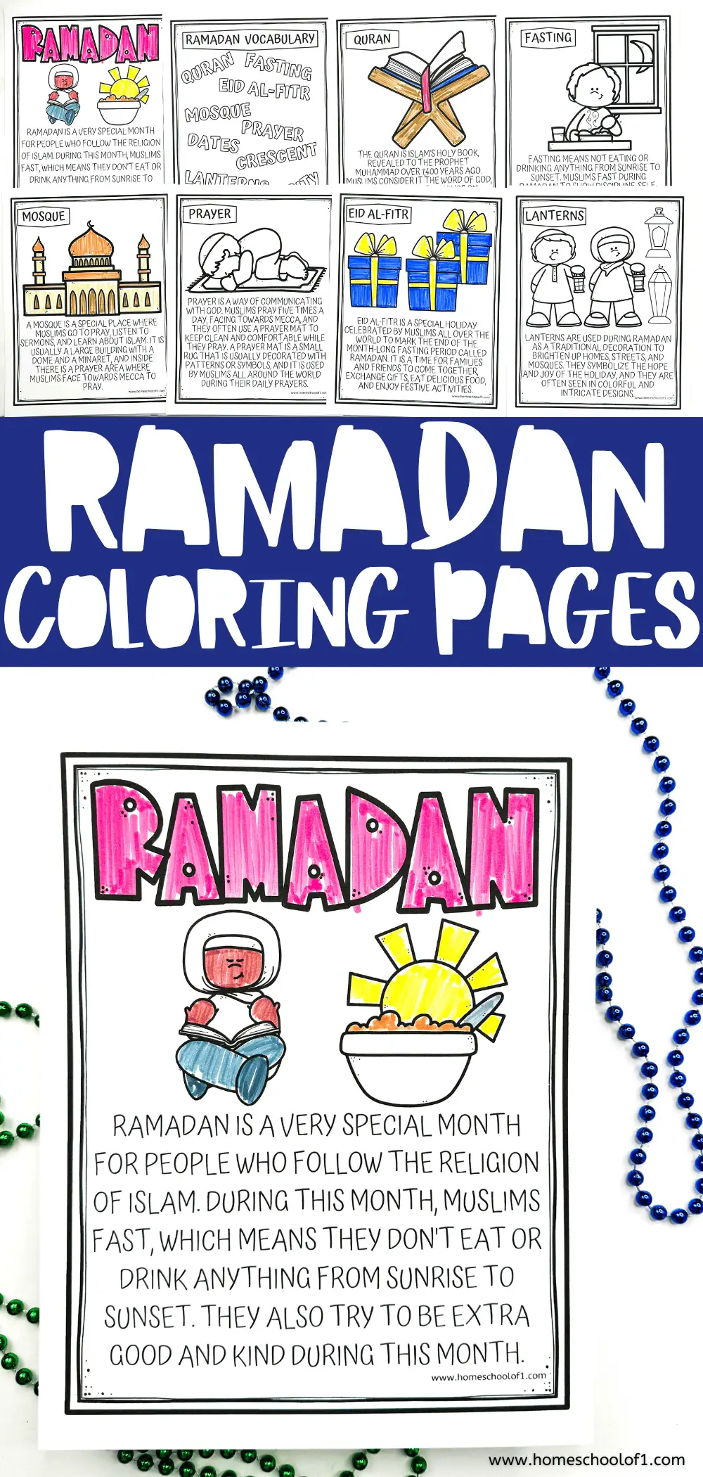 ramadan coloring pages free printable