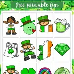 st patrick's day memory game