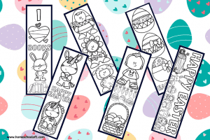 Easter Bookmarks to Color In (6 free) - Homeschool of 1