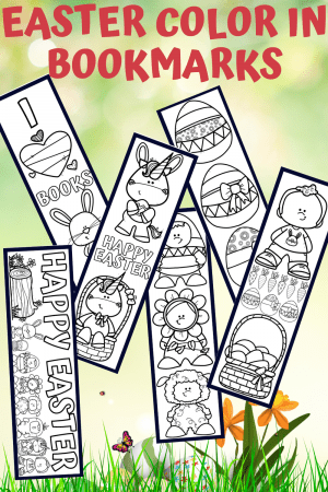 Easter Bookmarks to Color In (6 free) - Homeschool of 1