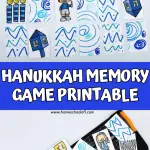 hanukkah memory game printable