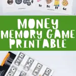 money memory game printable