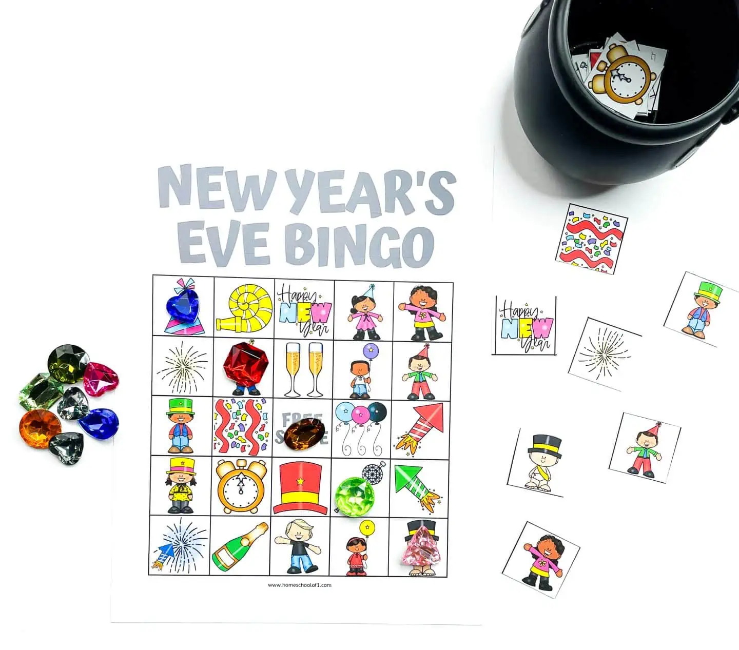 new years bingo printable