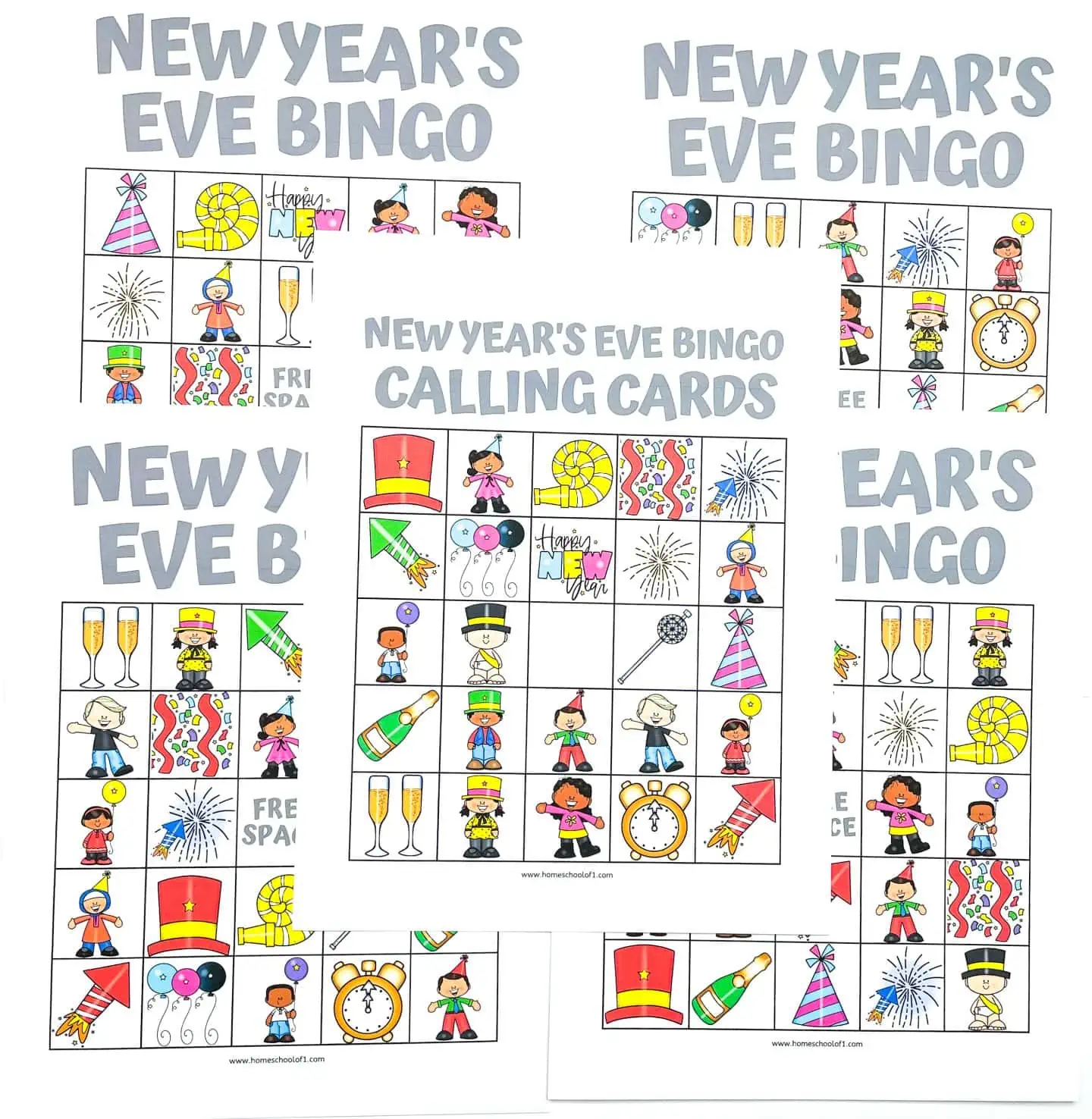 new years eve bingo free printable