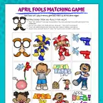 april fools day matching game