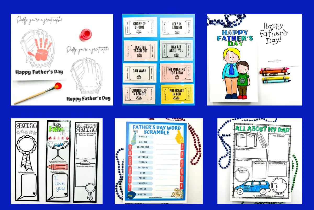 free fathers day printables