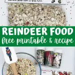 free reindeer food printable