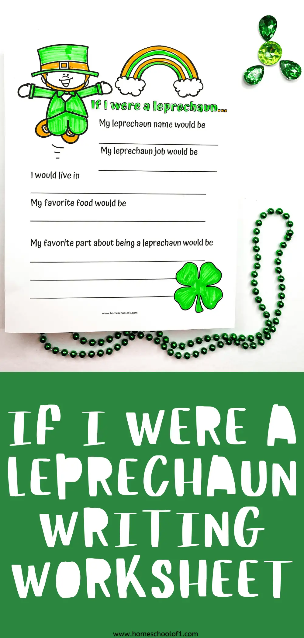 if i were a leprechaun writing prompt